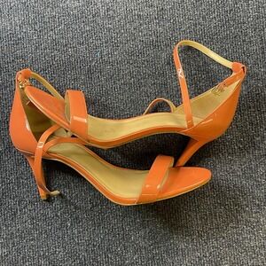 Michael Kors Shoes Womens Size 10M Strappy Sandal Heels Patent Leather Dressy